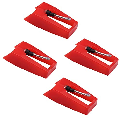 LIUJZZJ 4 Pièces Tourne Disque Aiguille Tourne Disque Aiguilles Tourne-disque Stylet Remplacement Platine Vinyle pour Tourne-disque Vinyle
