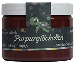 Caleo Color Clay Paint Purple Jingle 0.15 Litres - Ecological Wall Paint for Living Room etc. High Coverage, Drip-Free, Odourless