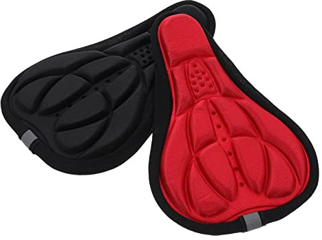 Anneome 2stücke Sattelüberzug Gepolstert Austauschbare Schwamm Kissenbezüge Passt Fahrradsättel Für Mountain Falträder Schutzbezug Für Angenehmes Fahrerlebnis