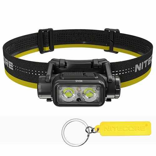 Nitecore NU45 1700 Lumen - Lampada luminosa da 4000 mAh con batteria USB-C ricaricabile