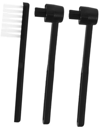 Yardwe 3pcs Static Stylus Cleaning Brush for Vinyl Records and Turntables Nylon Needle Cleaner for Phonograph Maintenance Gentle Dust Removal Tool for Home Use