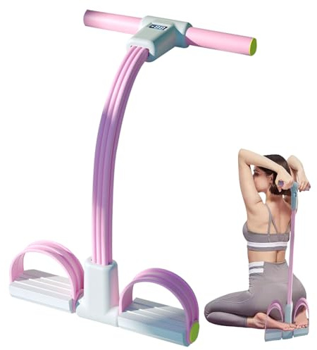Corde De Tension Multifonction, 4 Tubes Élastiques pour Pédale De Yoga, Multifonction Corde De Traction Élastique Bande De Résistance,équipement De Fitness, pour Abdominaux, Taille, Bras, Jambes