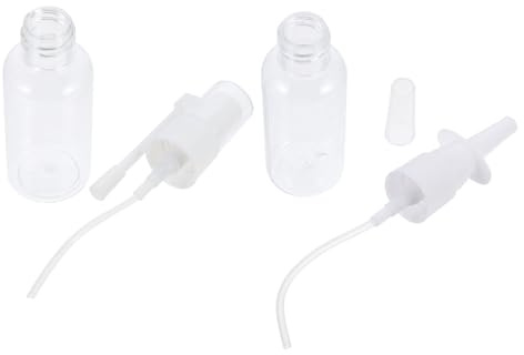 RORPOIR Botellas de Spray Nasal para Ñiño de Pet 30ml Operación Simple para Limpieza Efectiva de Cavidad Nasal en Niños, Pack de 2 Unidades Seguras y Fáciles de Usar