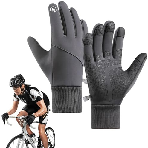 Generico Herrcykelhandskar – lättvikt hög prestanda vintercykling varm ridning, vindtät, pekskärm, termisk, vandring körning löpning | Multipurpose Outdoor Indoor Utility