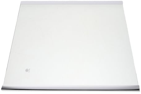 GOOHOCHY Estante para Refrigerador de Vidrio Templado 300X290 MM Borde Recubierto Tablero Divisorio Transparente para Congelador y Almacenamiento Organizado de Alimentos