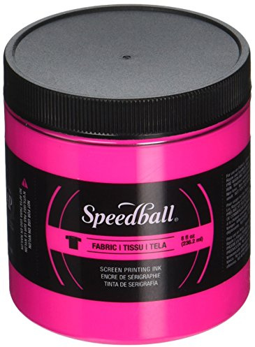 Speedball Art Products Fabric Screen Printing Ink Fluorescent 8 oz Magenta