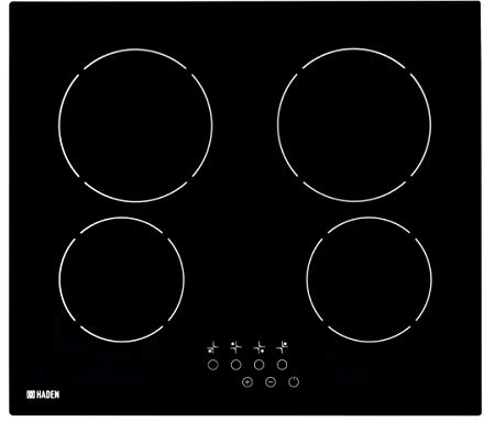 Haden Induction Hob – 60cm Ceramic Frameless Hob with Advanced Touch Control - Child Lock - Easy Clean Surface - Ceramic Shatter Proof Glass - Residual Heat Display
