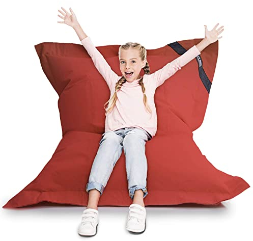LAZY BAG Riesen-Sitzsack XL 160x125 cm mit 300 Liter | Sitzkissen 2-in-1 für Kinder & Erwachsene | Bequeme Indoor & Outdoor mit 3 Mio. EPS-Perlen für perfekte Ergonomie | Deutscher Marken Hersteller
