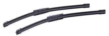 RIDEX Escobilla Limpiaparabrisas Juego de 2 Escobillas con spoiler Delante | Tipo de escobilla: Escobilla con hoja plana Sin marco | Longitud 1: 475mm | Longitud 2: 475mm 298W0014