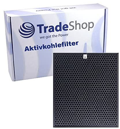 Trade-Shop Aktivt kolfilter/luftrenarfilter kompatibel med Philips luftrenare lufttvätt som AC2882/10