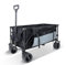 FUNDANGO Faltbarer bollerwagen - bollerwagen luftreifen 4-Rad-Outdoor-Strandwagen Klappbar Einer Tragfähigkeit von 150 kg - für Camping, Garten, Strand