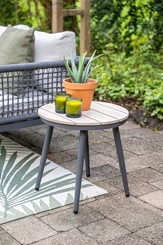 Garden Impressions Loungetisch Margriet rund, Ø 50 cm H 48 cm, anthrazit