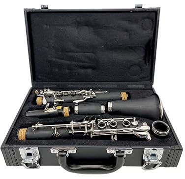 Klarinetteninstrument Klarinette Aus Versilbertem Ebenholz Mit Professionelle Performance-Klarinette Schwarzes Holzblasinstrument OF