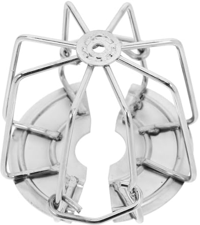 LOORGVEL Protezione Versatile per Testa Sprinkler in Ferro Argento Supporto Resistente per Manutenzione, Copertura Efficiente per Irrigatori Antincendio e Sicurezza Garantita