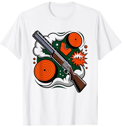 Trap Schuetze Tontaube Schiessen Tontauben Skeet Sporting T-Shirt