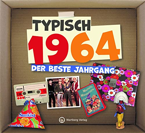 Typisch 1964 - Der beste Jahrgang: Jahrgangsbuch zum 61. Geburtstag - Das perfekte Geschenk zum runden Geburtstag - Fotos, Texte, Erinnerungen (Geschenkbuch)