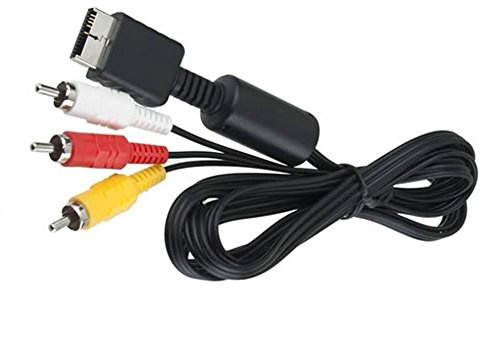 1.2m 3 RCA AV Cable Sound Video Audio TV Monitor Wire Lead For Sony PlayStation 1, 2 and 3 PS1 PS2 PS3