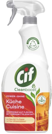 Cif Power & Shine Reiniger Spray Küche (750 ml), 6er Pack