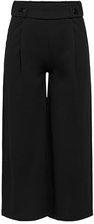 JDY Jdygeggo New Ancle Pants Jrs Noos, Pantaloni Donna, Nero (Schwarz), L