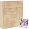HYGGEHAUS Wooden advent calendar with drawers. Desktop Apothecary Cabinet for Makeup organisers, Craft Storage Organiser| Knobs Detached, DIY storage organizer in Gift Box