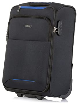 OCHNIK Petite Valise | Valise Souple | Matériau : Nylon | Couleur : Noir | Taille : S | Dimensions : 54×36,50×22 cm | Capacité : 44l | Haute qualité