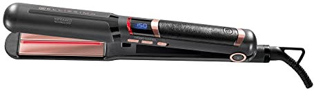 Bellissima Creativity Infrared Hair Straightener | Ceramic & Keratin Technology for Sleek Frizz-Free Shine |130°C-230°C Adjustable Temperatures | Fast Heat Up | Digital Display