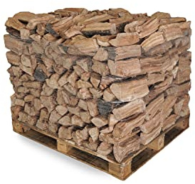 FEMIRO Legna da Ardere di Ulivo per Stufe 25–30 cm su Bancale 700 kg – Legna per Stufa e Camino – 100% Ulivo Made in Italy – In Omaggio 4 Sacchetti di Scaglie di Ulivo Accendifuoco