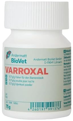 75g Andermatt BioVet Varroxal Bienenstock-Pulver - Oxalsäurepulver zum Verdampfen, Träufeln und Sprühen