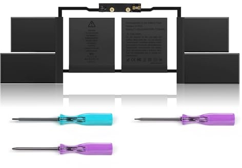 BIUBOTY A1953 Battery Compatible with MacBook Pro A1990 Laptop Battery for MacBook Pro 15 inch Touch Bar A1990 (Mid 2018 2019) EMC 3215 3359 Replacement A1953 Laptop Battery[7336mAh/11.4V]
