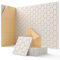 Schallabsorber Selbstklebend, Akustikplatten Gaming, Filz Acoustic Panels für Wand, Decke, Tür, Akustikpaneele Beige, Tonstudio, Wohnzimmer, Kinderzimmer, Buero, 12 Stück, 30 x 30 x 0,9cm