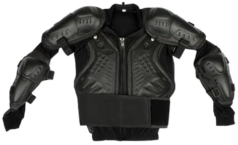 RKsports Kids Motocross Motorcycle Jacket, CE Armoured Body Protection