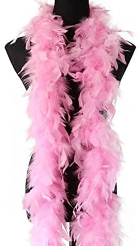 Boa de plumas de de 2 m, boa de plumas coloridas, boa de plumas para mujer, boa de baile para mujer, boa de guirnalda de plumas de , guirnalda de disfraces de fiesta para cosplay,