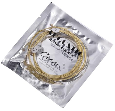 Strings Per Chitarra - Corde Per Chitarra Acustica | Strings Per Chitarra In Acciaio Acustico Per 6 Corde Chitarra Deep Bright Proiezione Tone Sostituzione Corde Per Chitarra In Acciaio | Nucleo In