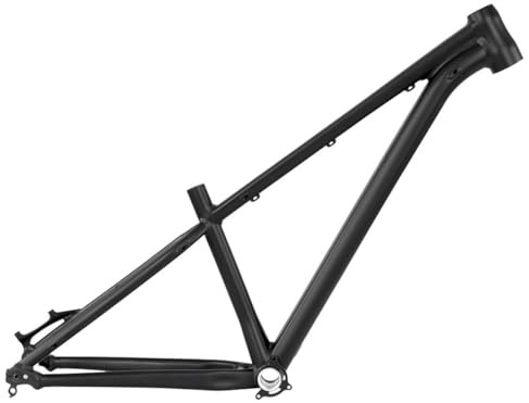 HIMALO AM Mountain Bike Frame 27.5er Dirt Jump Hardtail MTB Frame Aluminum Alloy 17'' Thru Axle 12 * 142mm Disc Brake, Half Internal Routing(Black)