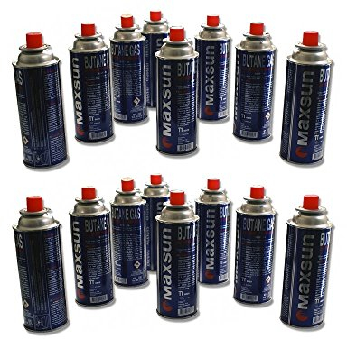 Trendsky 28 STÜCK GASKARTUSCHEN 227ml Für Camping KOCHER BUTAN Gas KARTUSCHE Flasche für GASKOCHER/GASOFEN