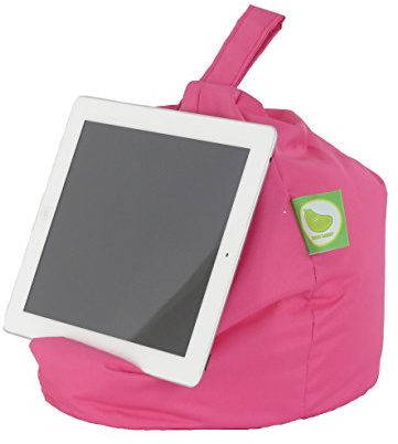 iPad, eReader & Book Mini Bean Bag By Bean Lazy Fits All tablets and eReaders - Fuchsia