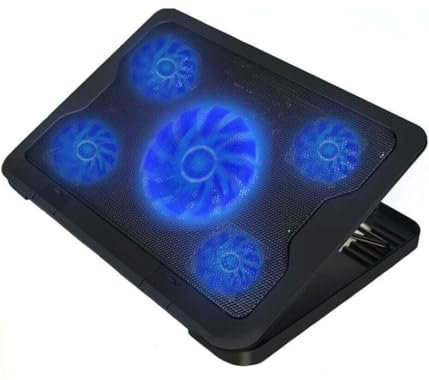 OISE ART STORE Trade Shop - Base Supporto Raffreddamento per Notebook Pc Portatile 5 Ventole USB SY-c5