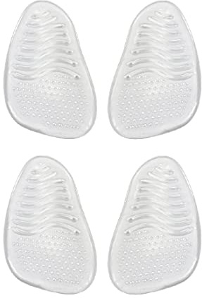 Lot de 2 Paires de Demi Semelles Coussinet, Semelles Coussinet Plantaires, demi semelle silicone avant pied pour Les Femmes Porter Les Chaussures à Talons Hauts