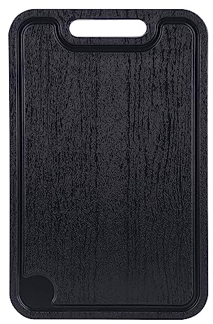 Galicja Tabla de cortar de plástico Molly – Tabla de cocina – Tablas de cortar de plástico – Tabla de cortar de plástico – Tabla de cortar – Base de cocina – 25 x 16 x 0,6 cm – Antracita