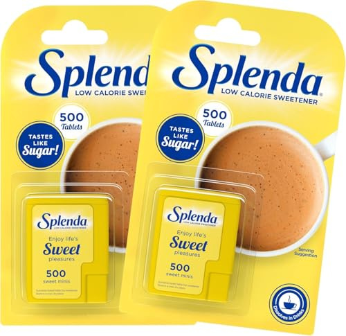 Splenda Low Calorie Sweetener 1000 Tablets (Pack of 2x 500)