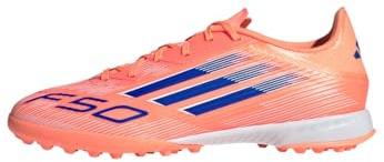 adidas Mens F50 League Adults Astro Turf Football Boots Orange/Blue 10 UK