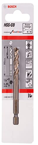 Bosch 2608584677 1x HSS-Co Pilot Drill Bit (Ø 7.15 mm, Accessories Drill Drivers), Silver/Brown, 8cm x 4.4cm x 0.9cm