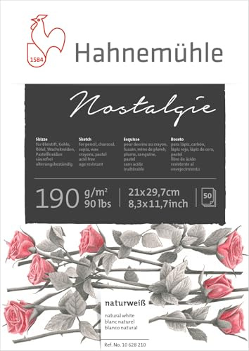 Hahnemuhle Sketch Paper Nostalgie, 190gsm A4 Pad