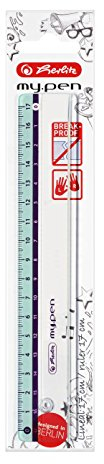 Herlitz Lineal my.pen / 17cm / Farbe: türkis