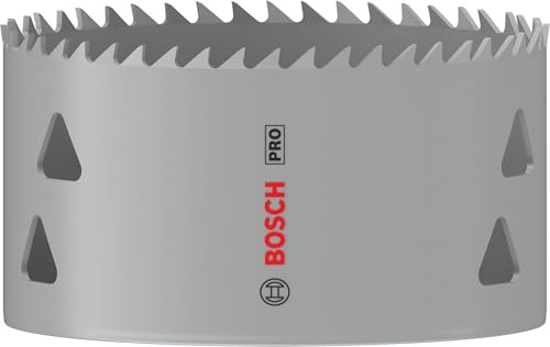 Bosch 1x Sierra de corona PRO Multi Material (para Madera blanda, Cartón-yeso, Ø 92 mm, Professional Accesorios Taladro)