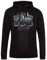 Rammstein Herren Kapuzenpullover Broken Logo Offizielles Band Merchandise Fan Hoodie schwarz mit mehrfarbigem Front und Back Print (XL)