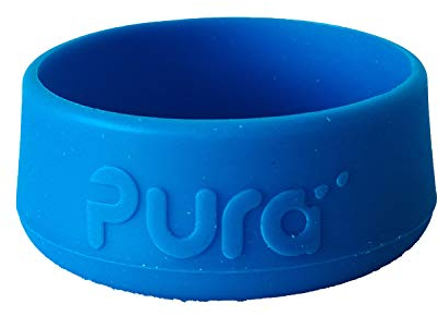Pura Kiki - Bodenschutz (Bumper) für 150/250 / 325ml Flaschen Pura Bumper, 100% Silikon, 1er Blau
