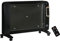 HOMCOM Mica Electric Space Heater, Portable Heater for Home with 2 Heat Settings, Living Room, Study, Garage, Adjustable Temperature 18-30°C, 1000W/2000W, Black