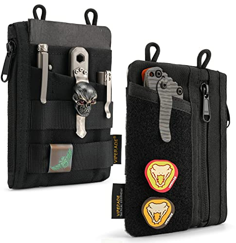 VIPERADE VE16 EDC Pouch, EDC Organizer for Men - Pocket Organizer Multitool Pouch Wallet for EDC Gears