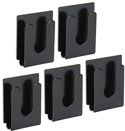 Gancho de Metal para Colgar Micrófono, Clip Universal, Soporte con Parte Trasera Adhesiva de Repuesto, 5 Unidades para y Kenwo